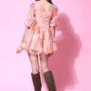 Dress Printed Orange - Image 7