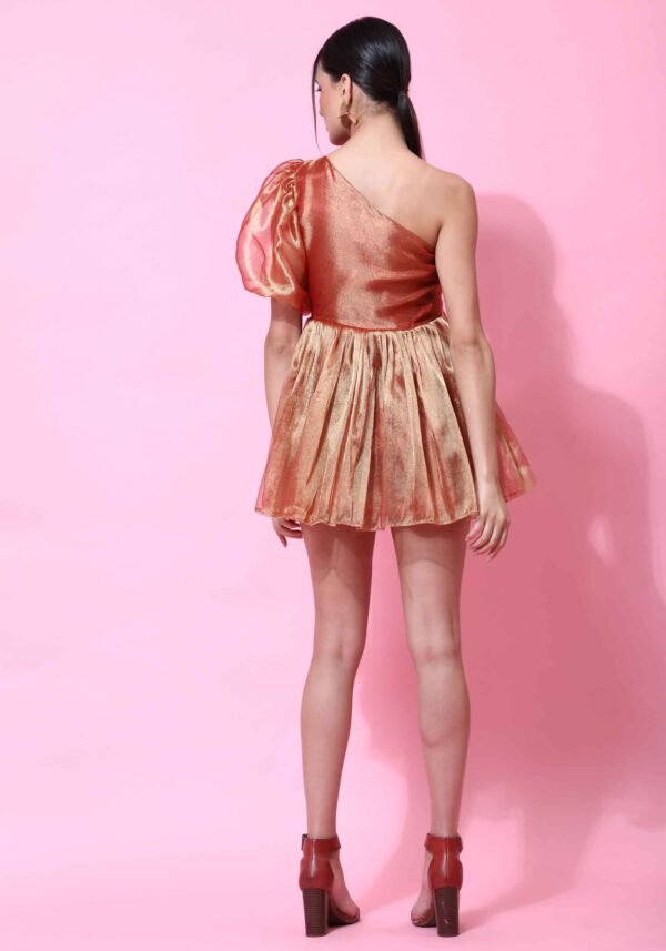 Dress Plain Orange - Image 7