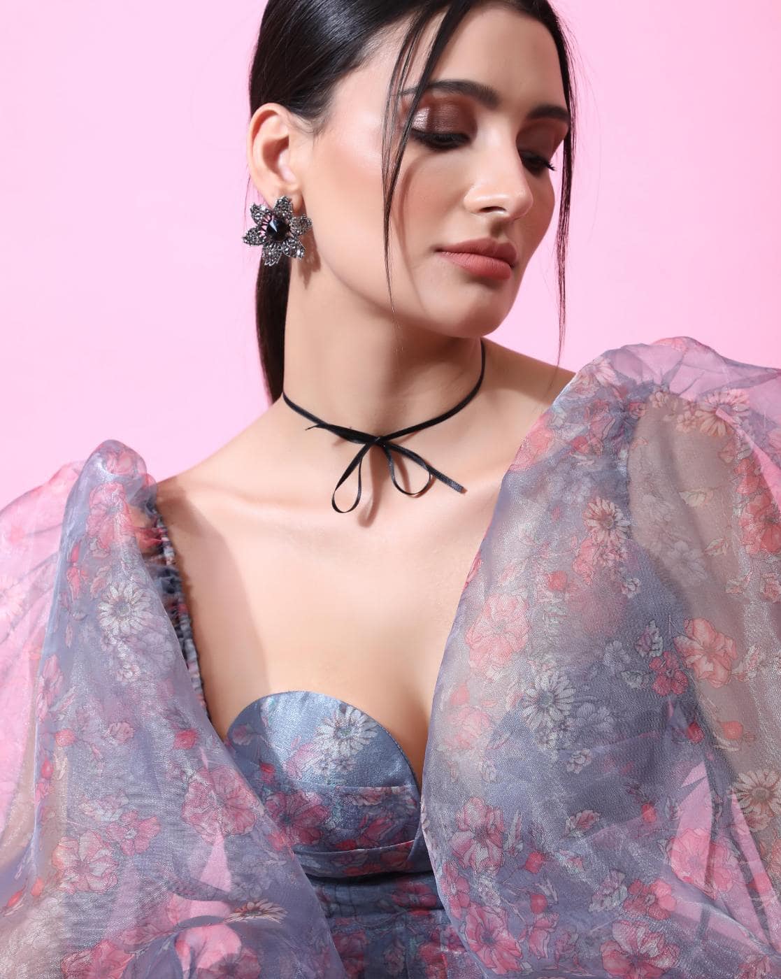 Dress Printed Grey - Image 2