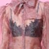Printer Organza Shirt_Pink - Image 5