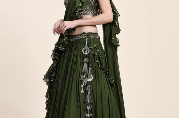 beads-lehenga