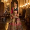 magenta-lehenga-combination