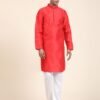 red-kurta-for-men