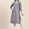 grey-kurti-set