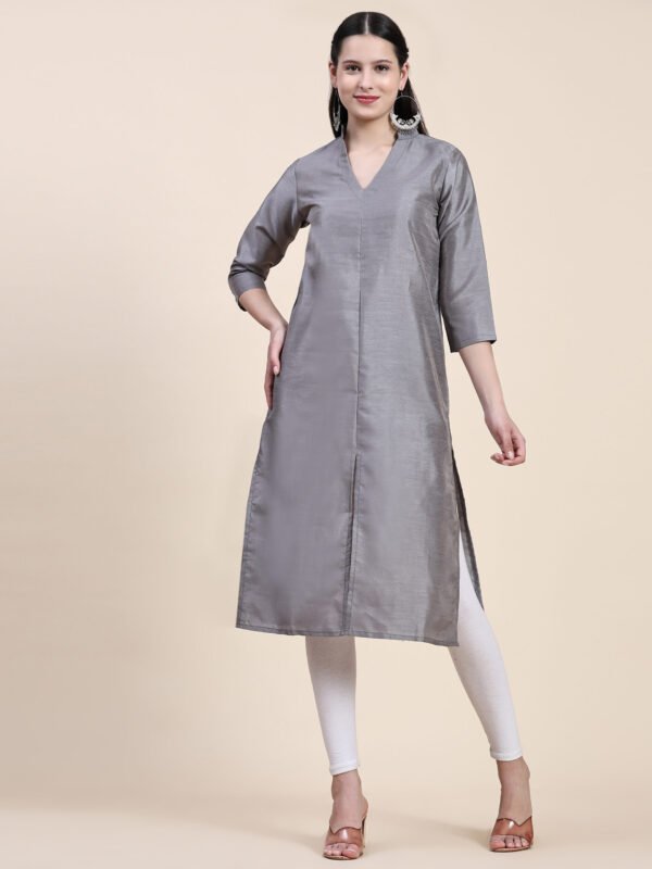 grey-kurti-set