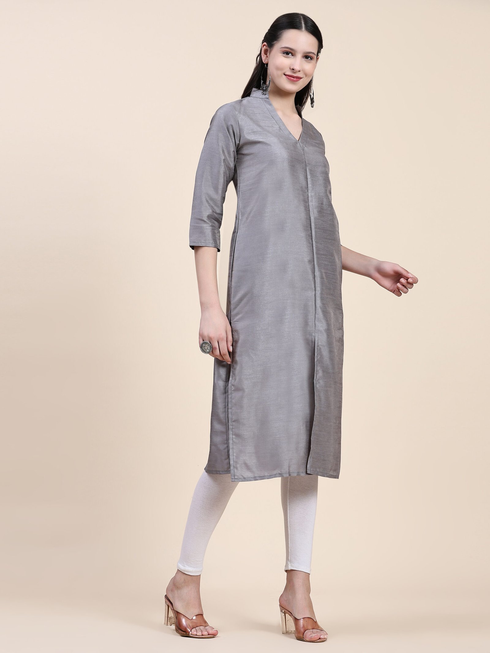 Grey Cotton Leggings at Rs 499 | Cotton Leggings in Delhi | ID: 13875633548