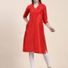 red-kurti-for-women