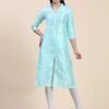 sky-blue-kurti