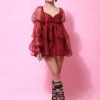 western-red-organza-dress