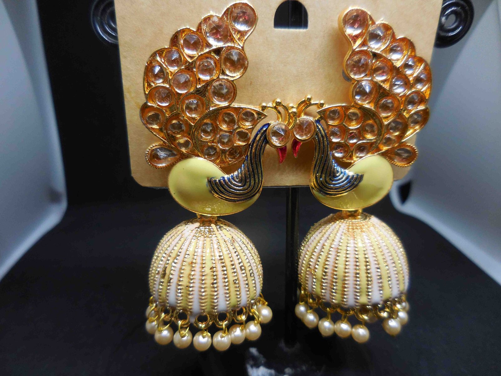 Earrings karwari mordi-peacock deisgn