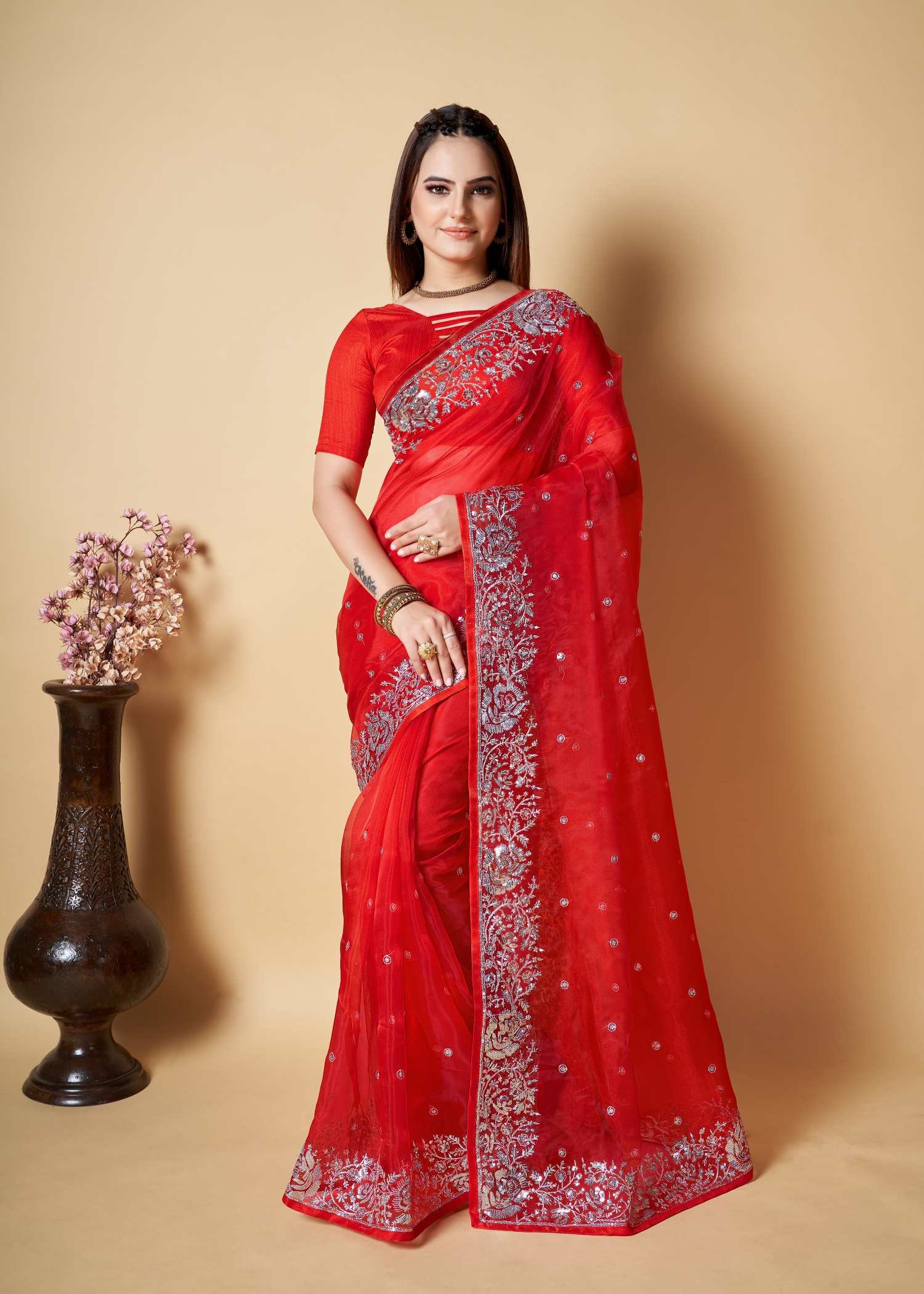 organza-saree