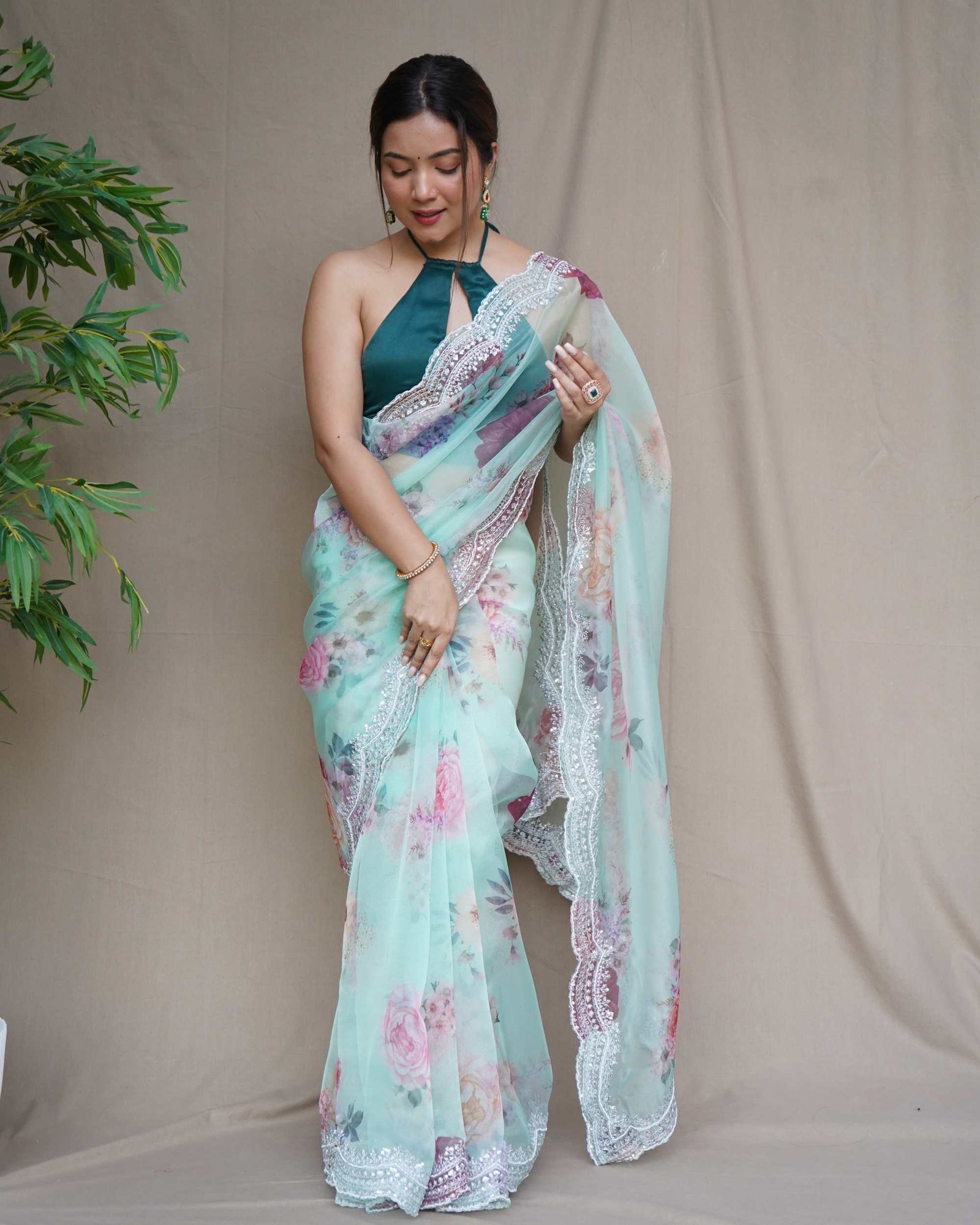 organza-saree