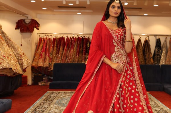 red-lehenga-for-women