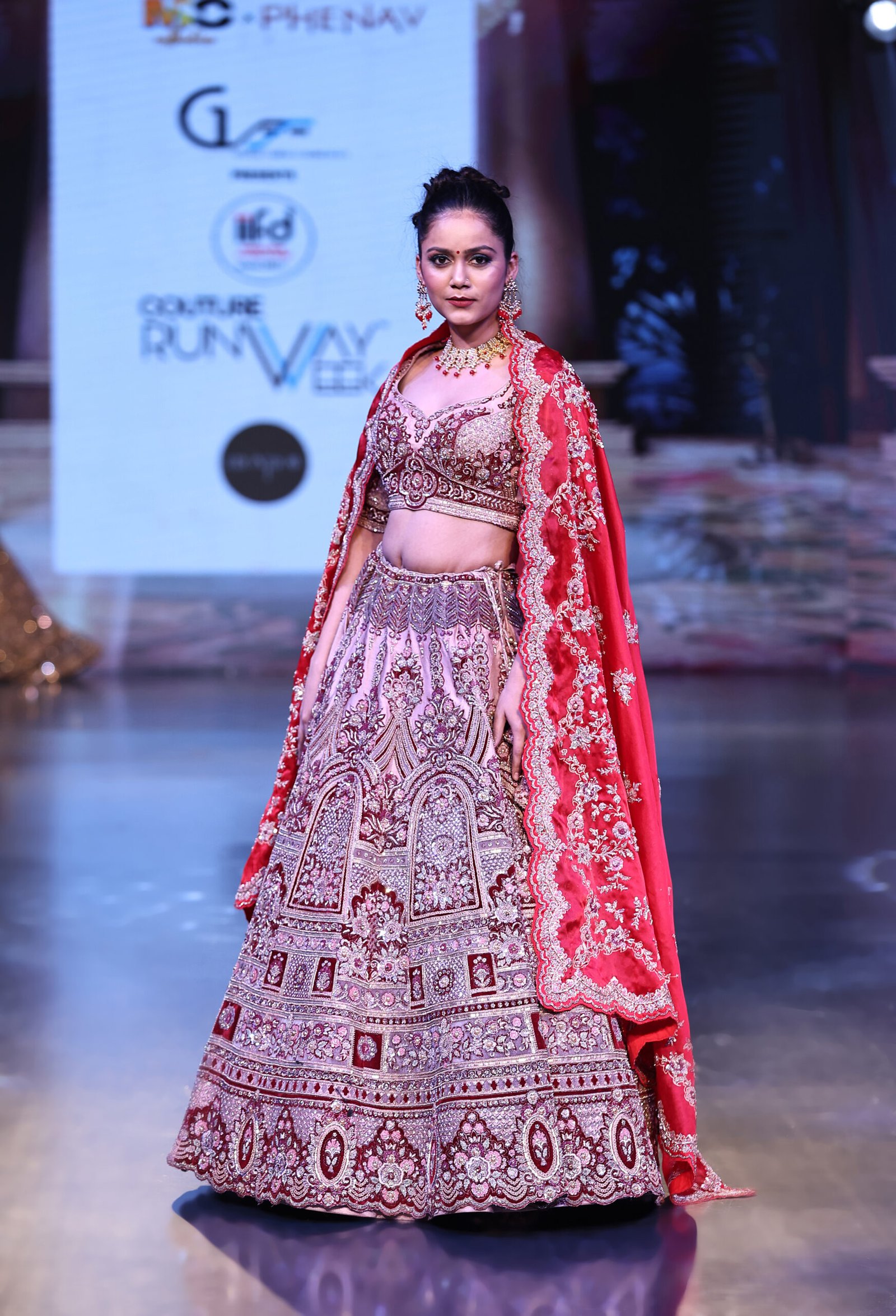 Sabyasachi red bridal lehenga – Kuro Clothing India
