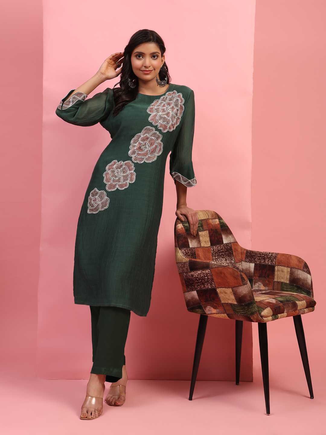 green-suit-for-women