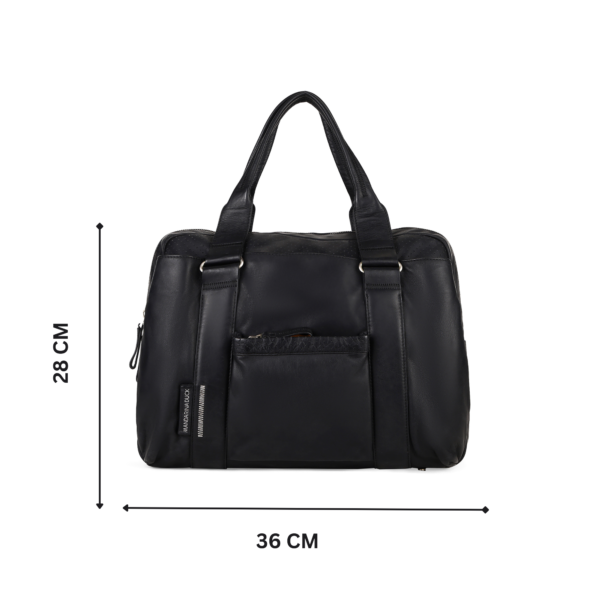 Mandarina Duck Black Office Bag Limited Edition Genuine Leather - Image 2