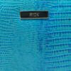 RI2K Women Genuine Blue Soffiano Leather Wristlet Zip Around Purse - Image 3