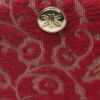 RI2K Genuine Leather Red With Lazer Cut Leather Zip Around Purse - Image 4