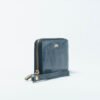 RI2K Women Genuine Black and Gray Leather Wristlet Zip Around Purse - Image 4