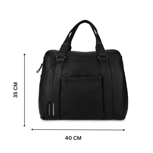 Mandarina Duck Black Laptop Bag Limited Edition Genuine Leather - Image 2