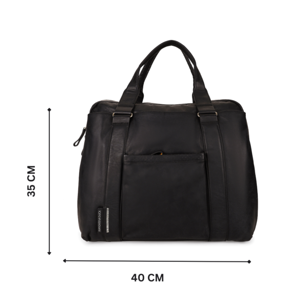 Mandarina Duck Dark Brown Laptop Bag Limited Edition Genuine Leather - Image 2