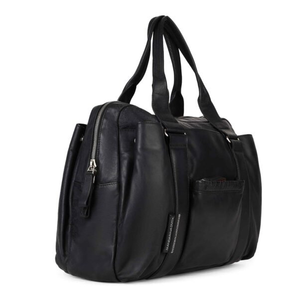 Mandarina Duck Black Office Bag Limited Edition Genuine Leather - Image 3