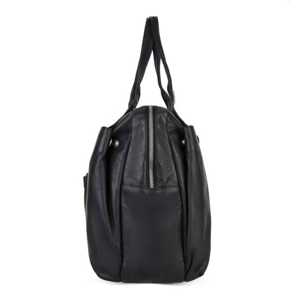 Mandarina Duck Black Office Bag Limited Edition Genuine Leather - Image 4