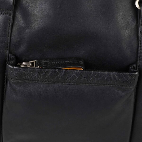 Mandarina Duck Black Office Bag Limited Edition Genuine Leather - Image 9