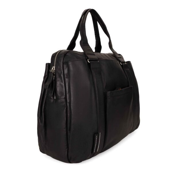 Mandarina Duck Dark Brown Laptop Bag Limited Edition Genuine Leather - Image 4