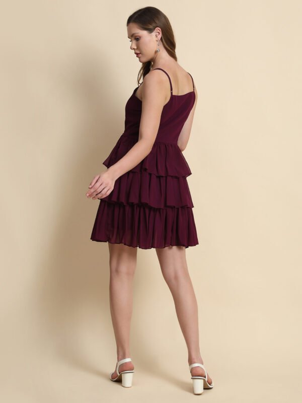 Versatile Georgette Short Western Dress for Parties and Casual Wear - Image 8