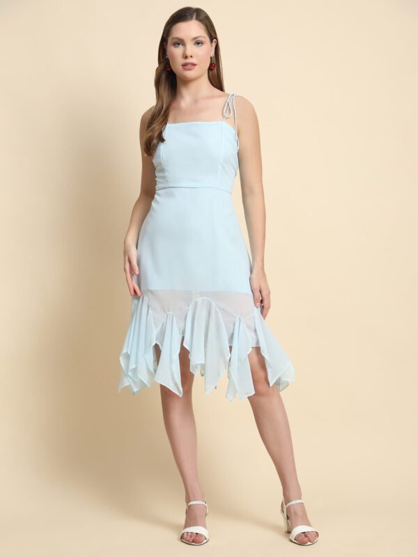 Versatile Georgette Short Western Dress for Parties and Casual Wear - Image 4