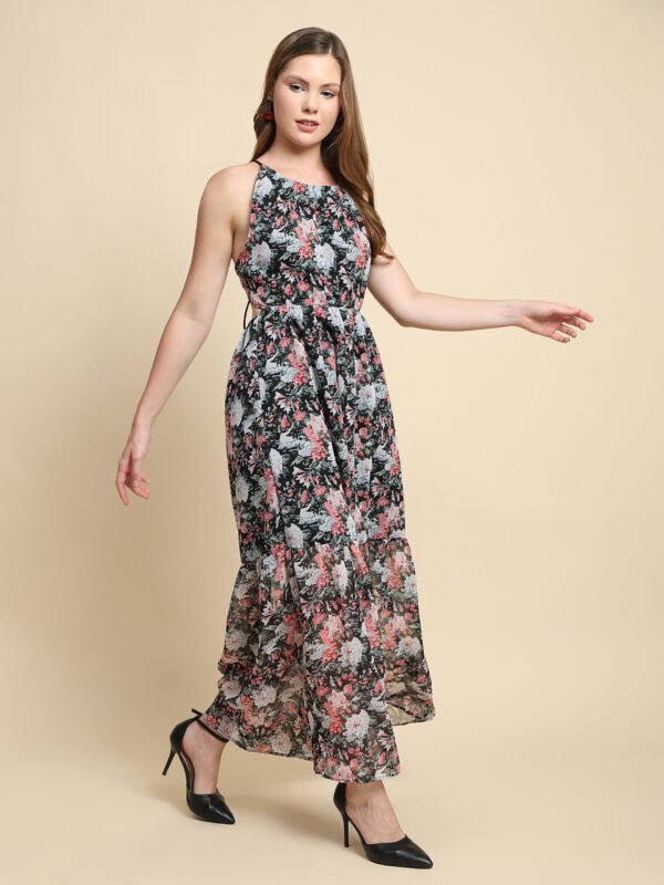 Versatile Georgette Long Western Dress for Parties and Casual Wear - Image 6