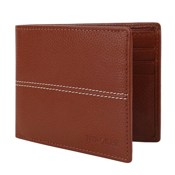 Hiroshi Tan Bi Fold Stylish Wallet - Image 10