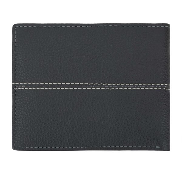 Hiroshi Grey Bi Fold Stylish Wallet - Image 6