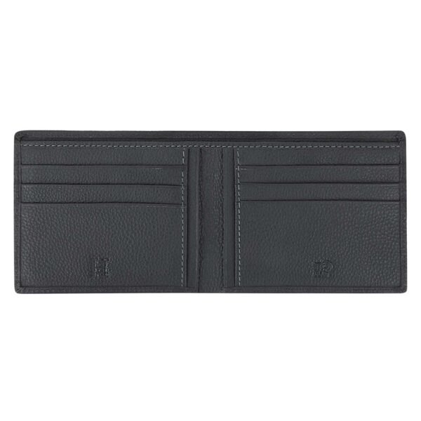 Hiroshi Grey Bi Fold Stylish Wallet - Image 7