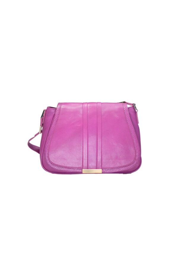 RI2K Women Genuine Leather Pink Shoulder Bag