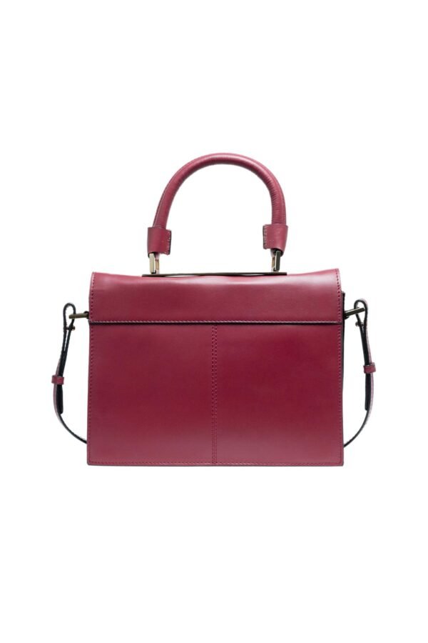 RI2K Canonbury Maroon Genuine Leather Satchel Bag - Image 2