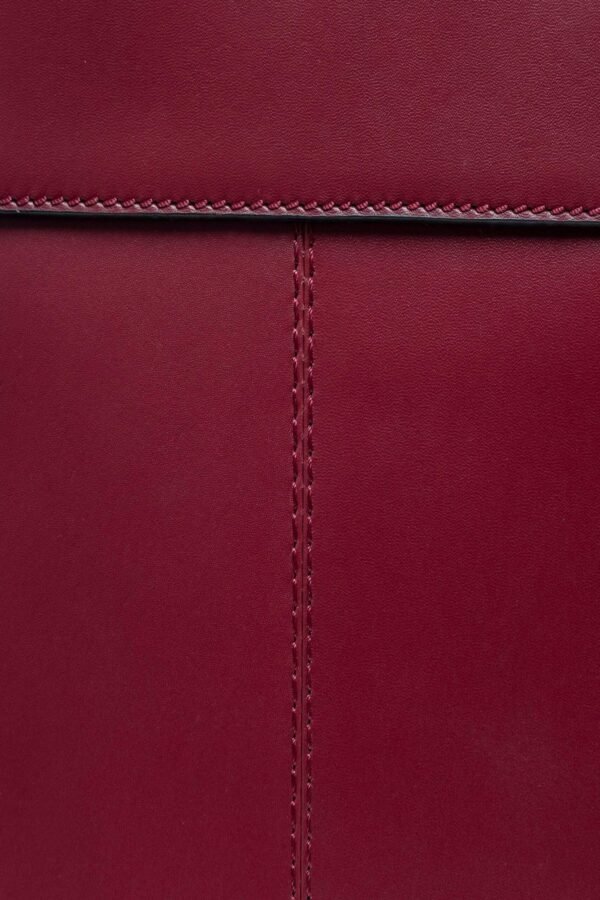 RI2K Canonbury Maroon Genuine Leather Satchel Bag - Image 5