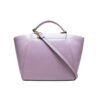 RI2K Isabella Lilac Leather Shoulder Bag - Image 2