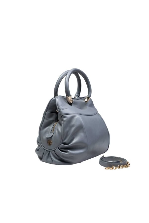 RI2K Ivy Leather Grey Handbag - Image 3