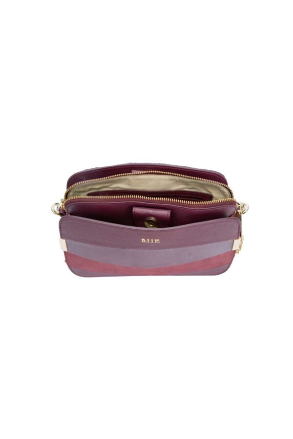 RI2K Lyla Genuine Leather Wine Sling Bag - Image 3