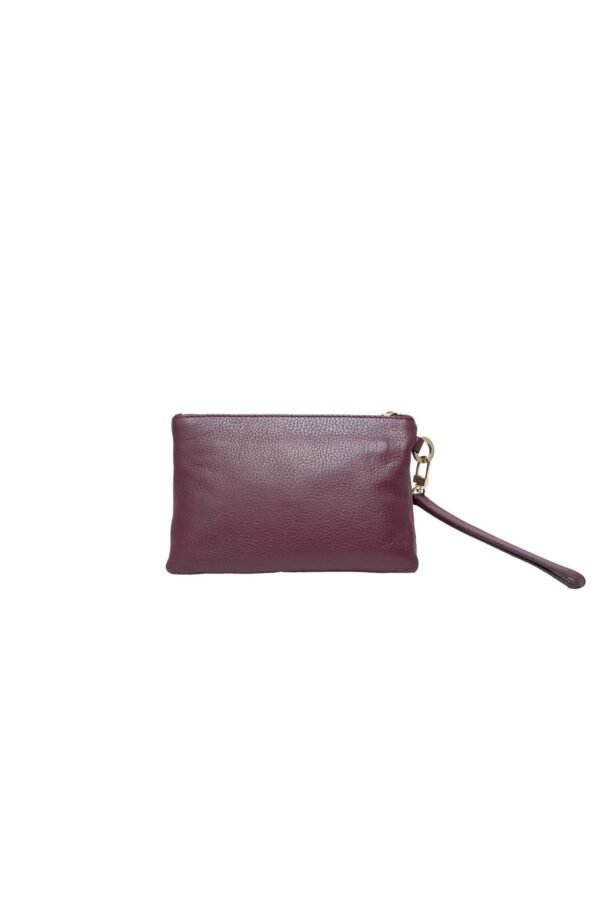 RI2K Lyla Wine Genuine Leather Clutch Bag - Image 2