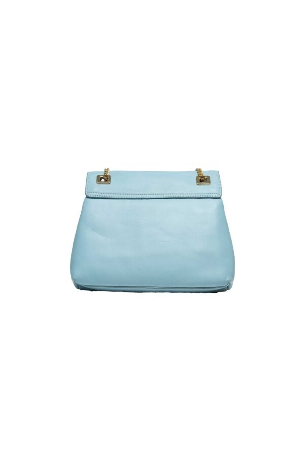 RI2K Madeline Genuine Leather Light Blue Shoulder Bag - Image 3