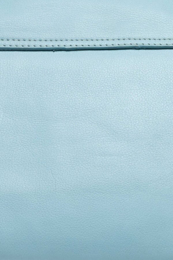 RI2K Madeline Genuine Leather Light Blue Shoulder Bag - Image 5