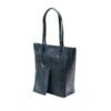 RI2K Evelyn Genuine Leather Black Tote Bag - Image 2