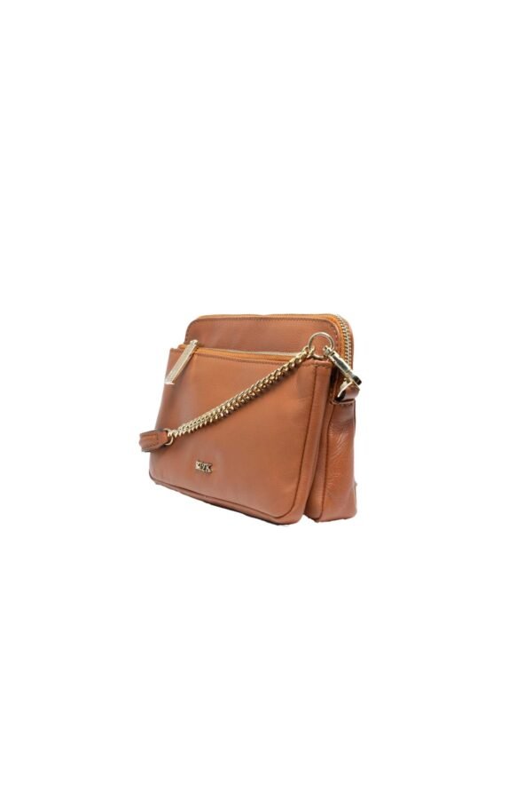 RI2K Soft Genuine Leather Brown Sling Bag - Image 3