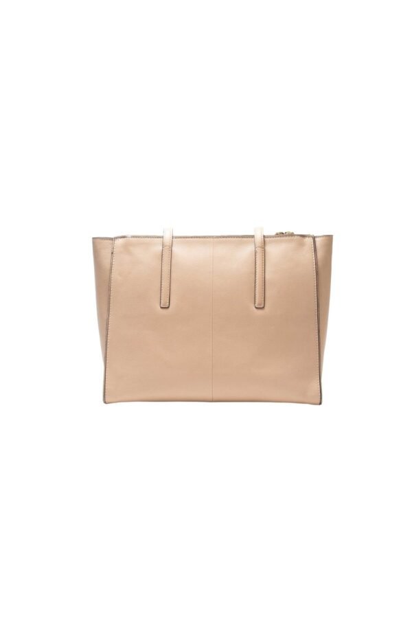 RI2K Medeline Light Tan Leather Tote Bag - Image 2