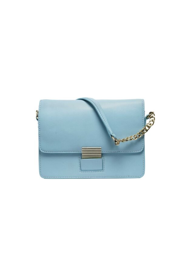 RI2K Maya Genuine Leather Light Blue Across Body Bag