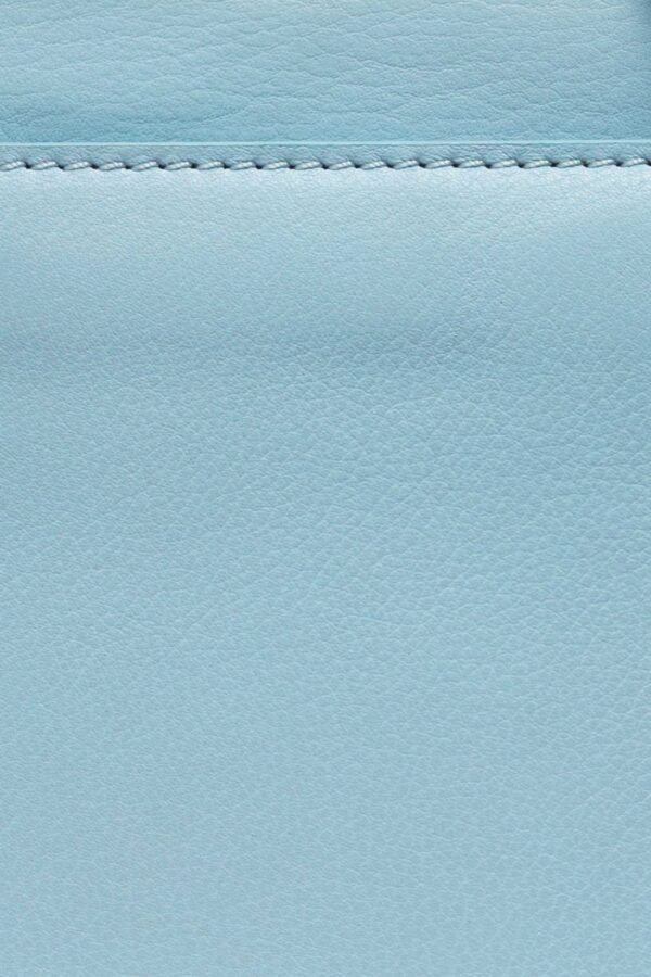 RI2K Maya Genuine Leather Light Blue Across Body Bag - Image 5