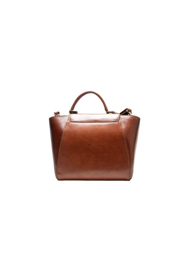 RI2K Calle Brown Leather Shoulder Handbag - Image 2